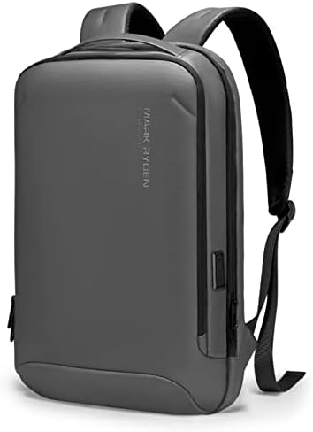 Muzee Slim Laptop ruksak za muškarce - poslovni ruksak sa punjenjem luke i dizajnom vodostaja - odgovara