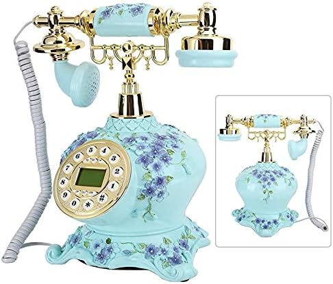 KLHHG Antique Telefon Cord Fiksne telefone Vintage Classic Ceramic Početna Telefon Antikni ureb fiksne