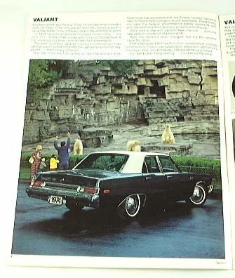 1974 74 Plymouth DUSTER VALIANT Barracuda brošura