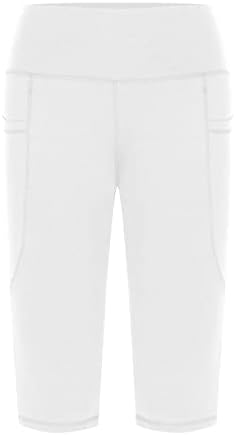 Xunryan ženske hlače od 8 sa džepovima visoki stručni temminijski trenerka joga trčanje Short Compression