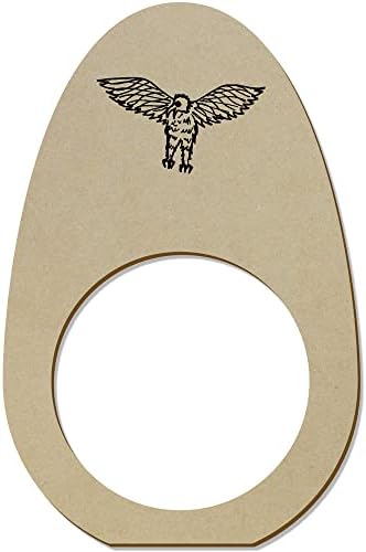 Azeeda 5 X 'Flying Bird' Drveni prstenovi / držači / držači