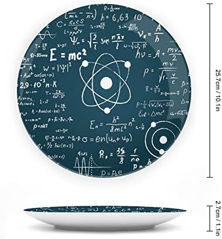 Fizika i matematička nauka Formula Dekorativna ploča okrugla Keramičke ploče sa postoljem za prikaz