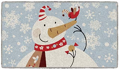 Brumlow MILLS Quirky snjegović Božić perive Svečana sretan unutarnji ili vanjski odmor tepih za dnevni boravak