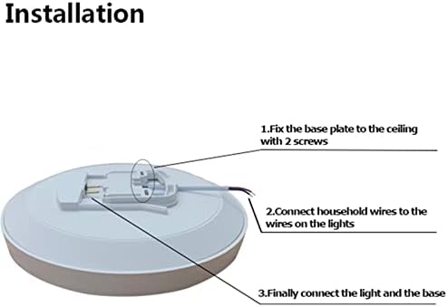 HOREVO senzor pokreta plafonska lampa LED 12w Flush Mount plafonska lampa sa radarskim senzorom