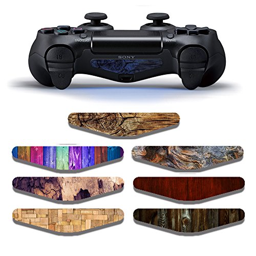 Drvo zrno Vingl kože naljepnica Naljepnica poklopac Slučaj za Playstation 4 & amp; Playstation4 Slim