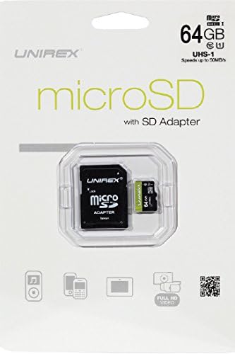 UNIREX memorijska Unirex MicroSDHC 64GB Klasa 10 memorijska kartica