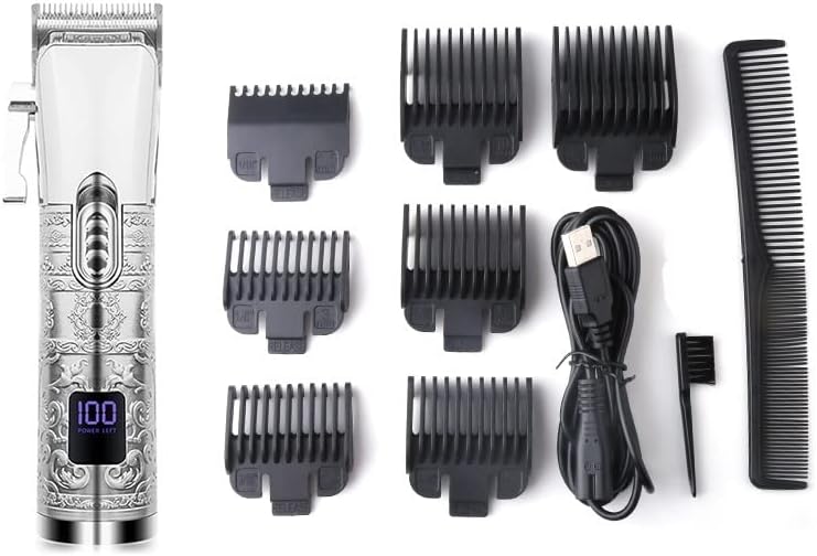 MRXFN Brijačke makaze za šišanje za muškarce, profesionalni Akumulatorski muški trimer za kosu