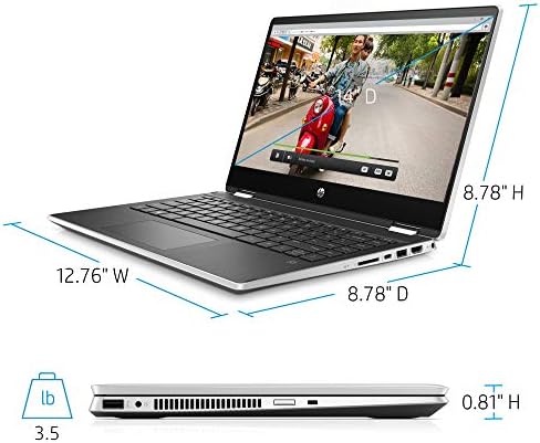 HP Pavilion x360 14 konvertibilni 2-u-1 Laptop, 14 Full HD ekran osetljiv na dodir, Intel Core