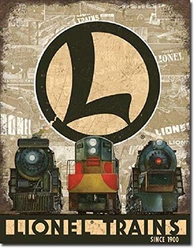 SRongmao Lionel voz Legacy Railroad Retro Ad poster Wall Art Decor metalni Limeni znak 8x12in