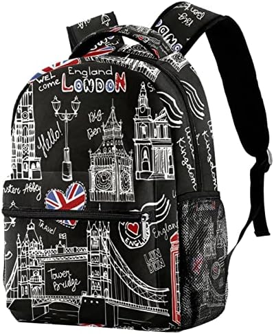 British England Elementi Ruksaci Dječaci Djevojke školske torbe za knjige Pješački pješačenje