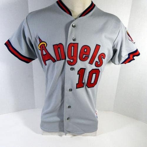 1990 Kalifornija Angels Luis Sojo 10 Igra Izdana siva Jersey 42 DP14448 - Igra Polovni MLB dresovi