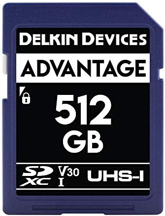 Delkin uređaji 512GB prednost SDXC UHS-I memorijska kartica
