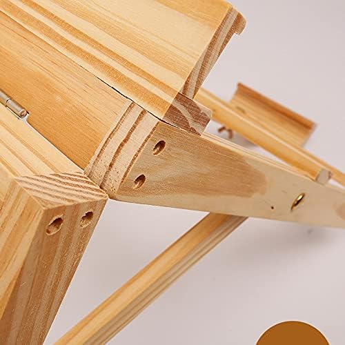 Zhuhw Podesiva stolna stolna drvena stalak za stalak za uklanjanje Easel Expel Pribor Studio H-Okvir za