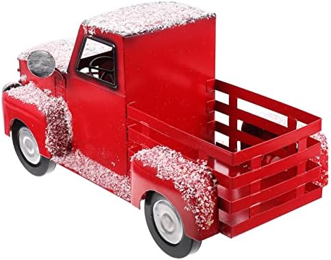 Nolitoy tablice Božićni model sa Xmas poklonima Kamion za odmor Desktop ukras Favors Farmhouse asortirana