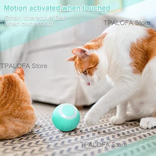 Igračka za unutrašnje kućne ljubimce, pametne mačke igračke električne mačke kuglice Automatsko kotrljanje lopta