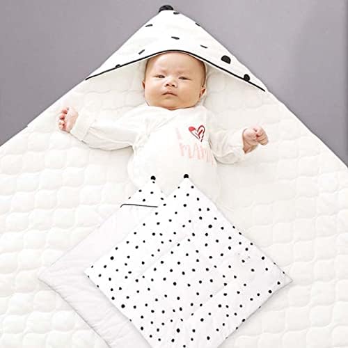 Zxw baby swadgling quilt, pamučna zima zadebljanje novorođenih bebe prekrivača, toplog i vjetrootpornih kolica,