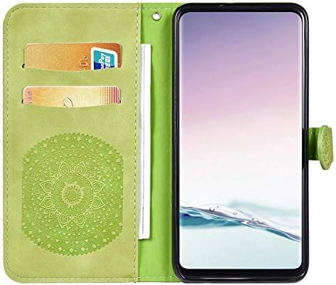 IKASEFU kompatibilan sa Samusng Galaxy S7 Edge Case Mandala Floral Pu kožna torbica za novčanik sa držačem kartice