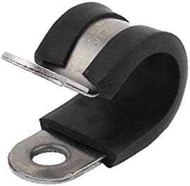 X-dree dia gumene obložene oblikovane cijevi od nehrđajućeg čelika Clip kabel (14 mm dia tubu u GOMMA A Forma