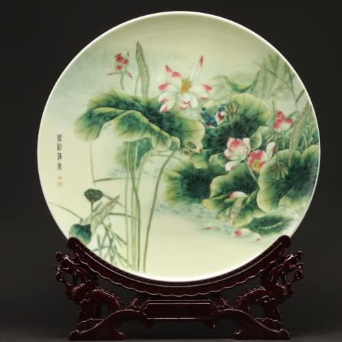 26cm Jingdezhen Lotus uzorak porculanske ploče klasični vjenčanje ukras za ukrašavanje doma antikva