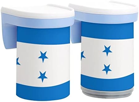 Nudquio zastava Honduras držač za zube One Par magnetske četkanje Zidne montirane kupaonice Organizator