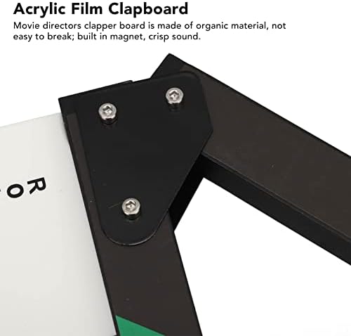 Akciona scena Klaper ploča, filmski rekviziti akrilna ploča za pljeskanje lako se čuvaju ugrađeni magneti