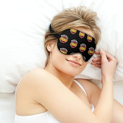Košarkaška mama Sleep maska ​​za noćno pokrivanje za žene Muškarci blokiraju svjetlo za avion za prijevoz
