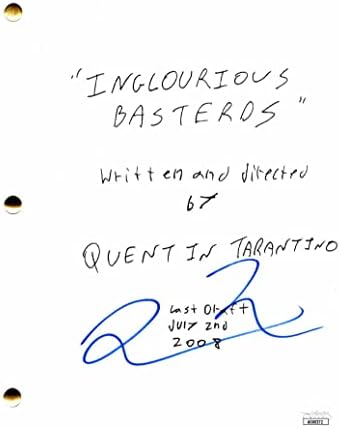 Quentin Tarantino potpisan autogram inglourious basterds Cull Film Autentication W / James Spe Chealication