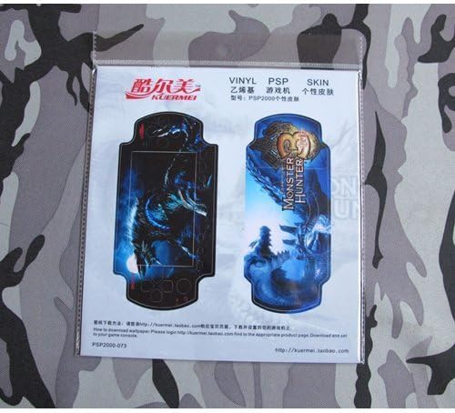 Crni rock Shooter dizajn Dekorativna zaštitnika naljepnica za kožu za PSP 3000