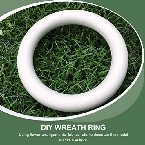Anoil Metal Wearheat 4pcs prsten za pjenu božićnu pjenu vijence oblikova krug krug pjene prsten