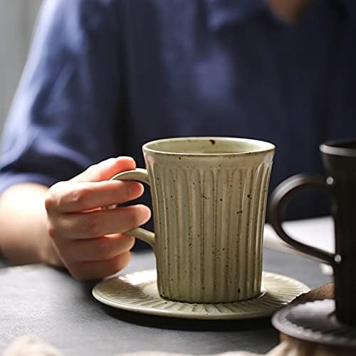 Yuanflq kava čaj i tanjurne kosur Kine Keramičke moderne kapućinske šolje šalje jednostavno krilo pića