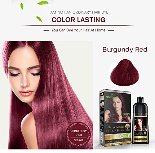 Herbishh kombinacija za jačanje kose sadrži šampon za kosu boja za kosu 500ml bordo + Herbishh Arganovo