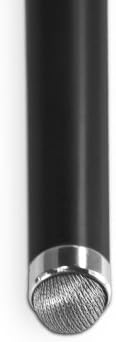 Boxwave Stylus olovka za Motorola Edge 30 Pro - Evertouch kapacitivni stylus, vlaknasta vrtoglavica kapacitivna olovka za motorola Edge 30 Pro - JET BLACK