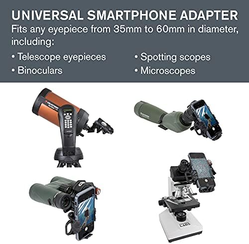 CELESTRON - NEXYZ DX Kit - 3-osni univerzalni adapter za pametne telefone i zumiranje za teleskop - svestran