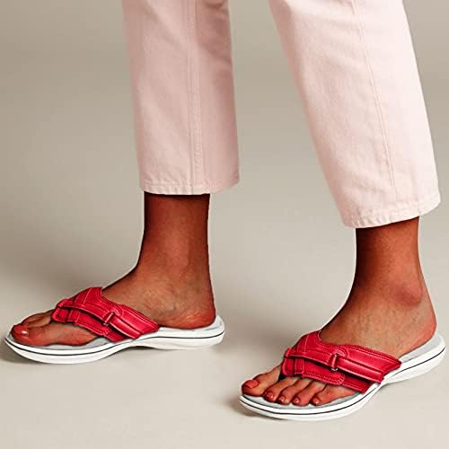Flip Flops za žene na plaži Komforna modna casual Solid Boja Standardni papuče na otvorenom Sandale