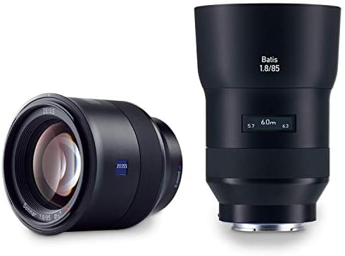 ZEISS Batis 85mm F / 1.8 objektiv za Sony E Mount kamere bez ogledala, Crna