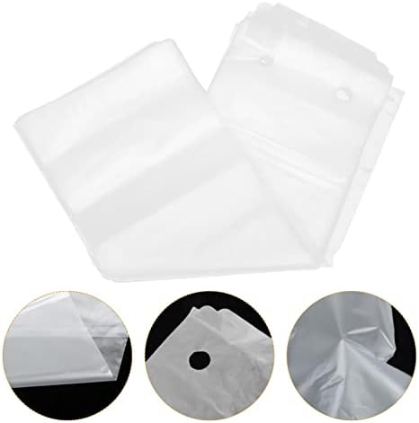 CABILOCK čiste vrećice čiste poliske vrećice Clear Container 100pcs prozirne kišobranske torbe Pogodne kišobranske