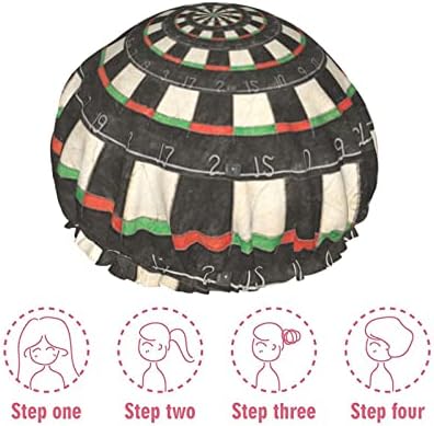 Spiral Dart Board Droste vodootporni tuš kapu s elastiziranim reverzibilnim dizajnom za tuširanje poklopca