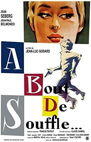 Američke usluge poklona - filmski Poster Bout de Souffle Jean Luc Godard Jean Seberg-11x17
