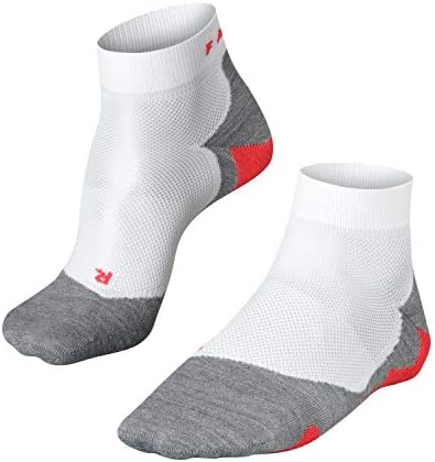 FALKE Mens RU5 lagana kratka čarapa za trčanje prozračna brzo suha crna bijela 1 par