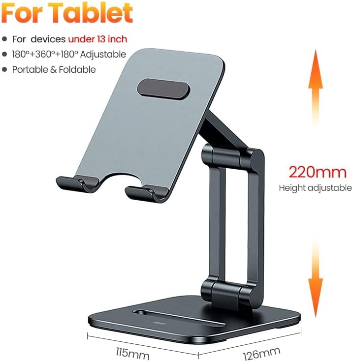 ZCMEB Metal Desk telefon zastoj za tablet za telefon i tablet
