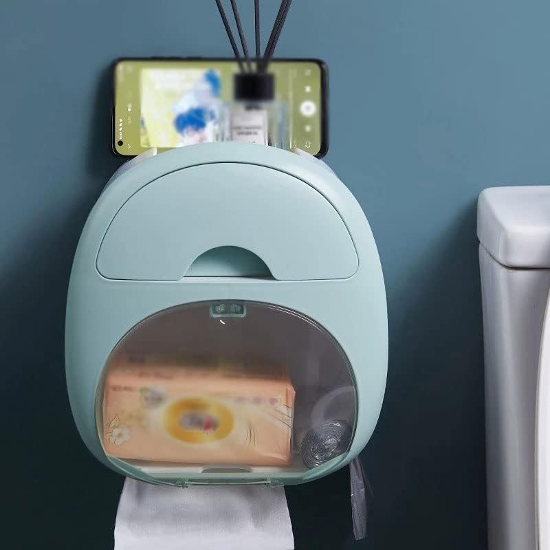 Miaohy Wall-montiran toaletni tkivni tkivni kutija za toaletnu valjak za pumpanje za pohranu