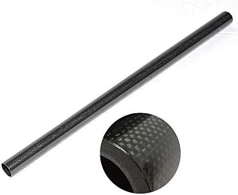Abester 1kom od 8mm karbonskih vlakana cijev Od8mm x ID4mm ID x 1000mm 3k sjajni običan Roll umotan štap H