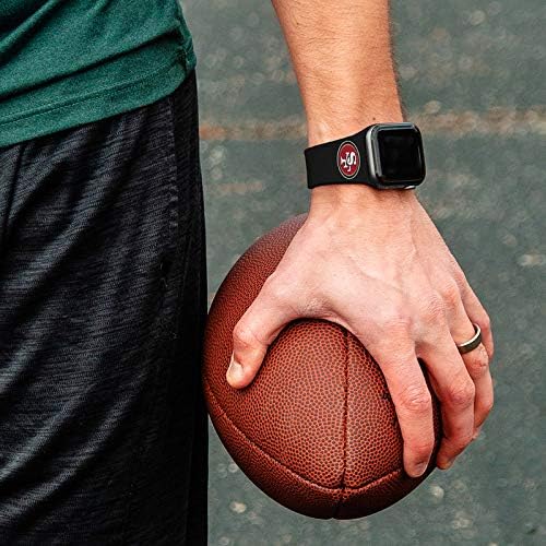 Vrijeme igre San Francisco 49ers Silikonski sat Kompatibilan je sa Apple Watch-om
