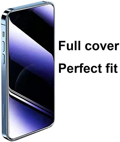 BWEDXEZ 3 paketa odijelo od kaljenog stakla protiv plave privatnosti za iPhone 14 Pro Anti-Spy zaštitnik ekrana