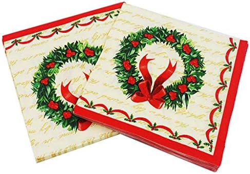 8q7870 u boji tiskane salvete za božićne snježne salvete na salvete božićni ukras papir