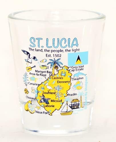 St. Lucia Stolice Za Plažu U Kutiji Set Stakla
