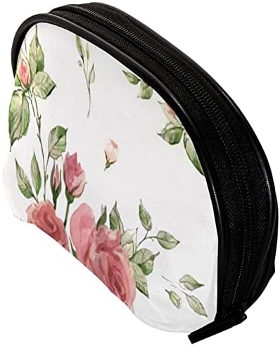 Toaletna torba, kozmetička torba za putovanja za žene muškarci, ružičasti cvjetni cvjetni retro