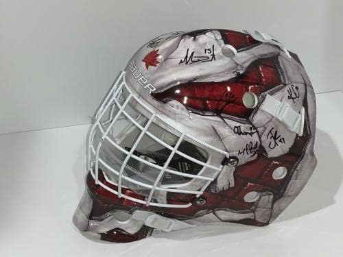 2022 tim Kanade ženska potpisana golmanska maska Marie Philip-poulin Jenner dokazni NHL šlemovi i maske sa autogramom