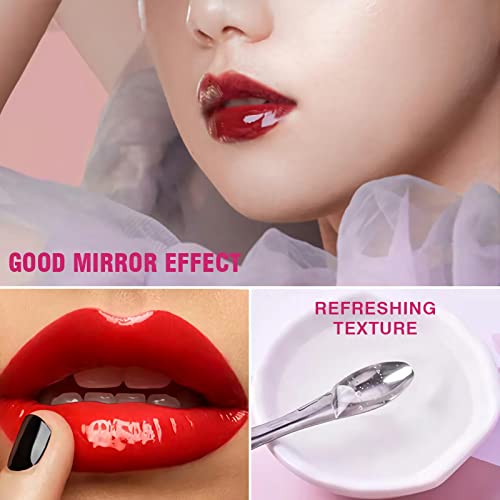 Sumeitang 4 Boja Glitter Lip Gloss base Kit, vlaži sjajilo za usne bazni uljni materijal za usne Makeup