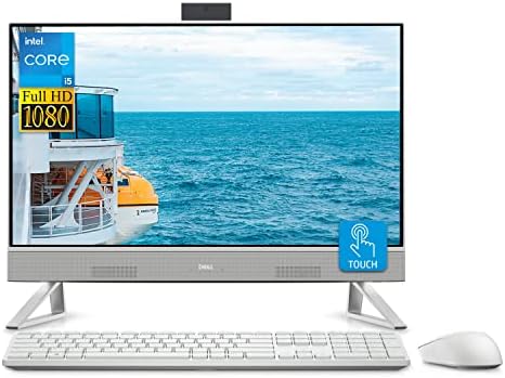 Dell Inspiron 5410 all-in-one desktop, 23.8 FHD IPS dodirni ekran, 12. gren Intel Core i5-1235U procesor,